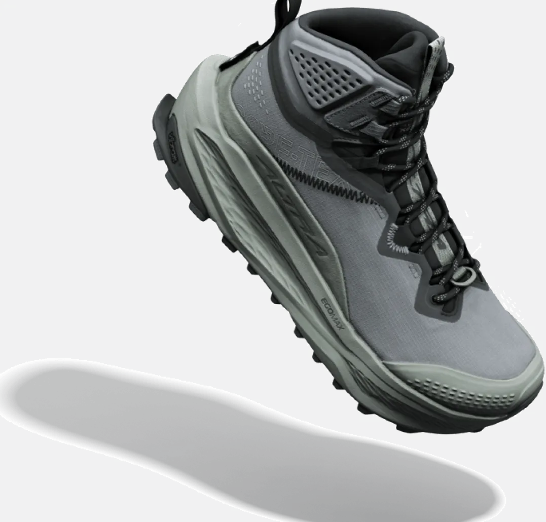 Altra Women's Olympus 7 Mid GORE-TEX Castlerock/Black/Agave Green