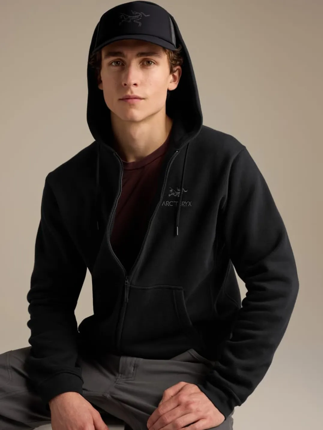 Arc'teryx Bird Trucker Hat Black/Cloud
