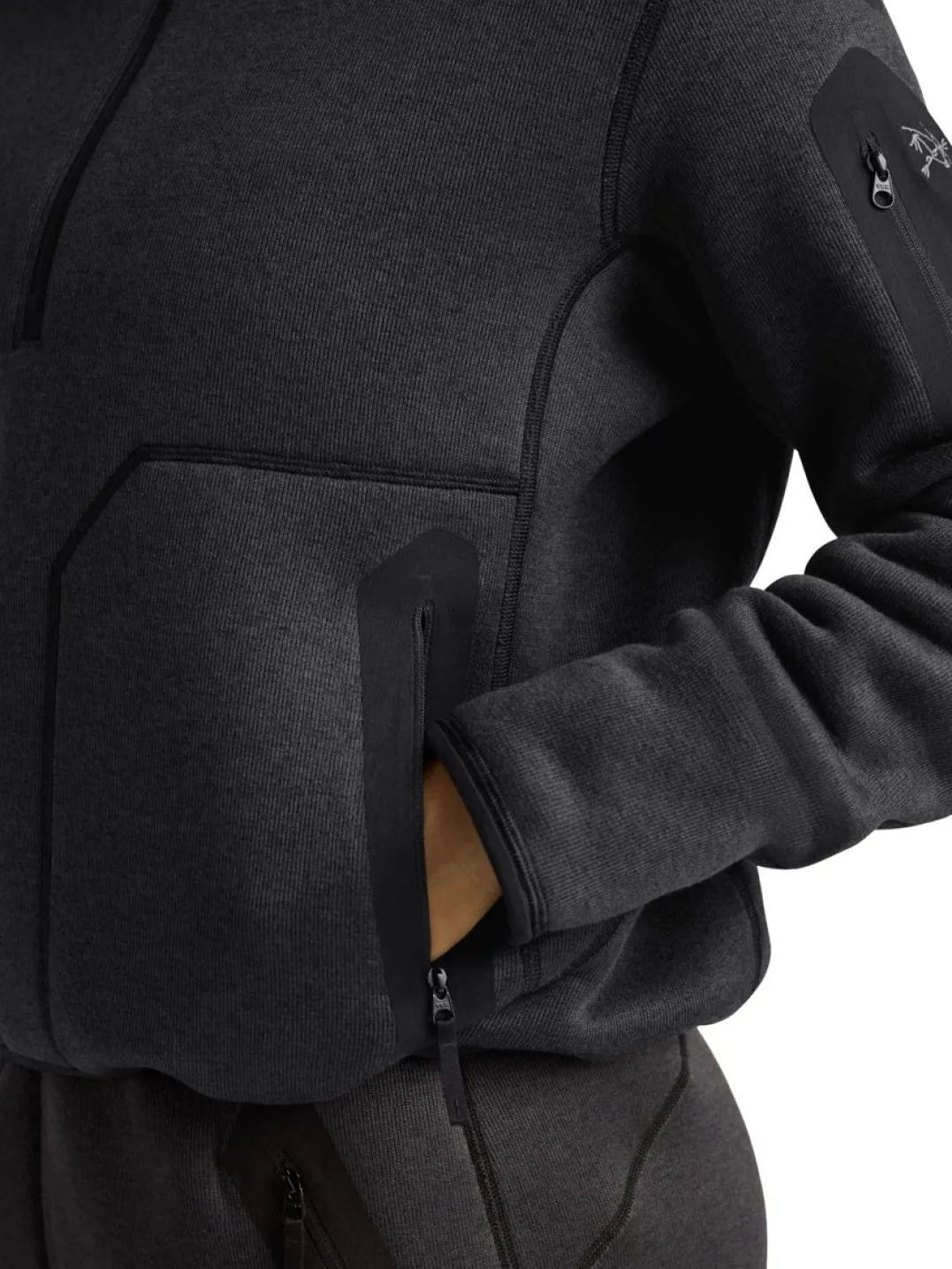 Arc'teryx Covert 1/2 Zip W Black Heather
