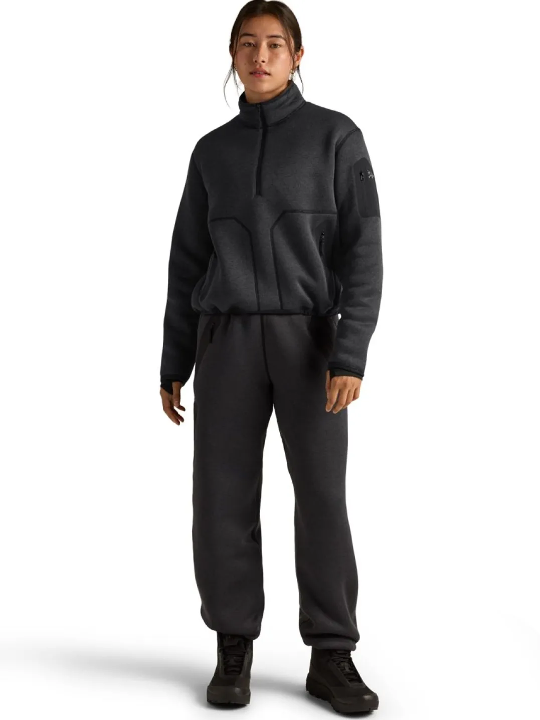 Arc'teryx Covert 1/2 Zip W Black Heather