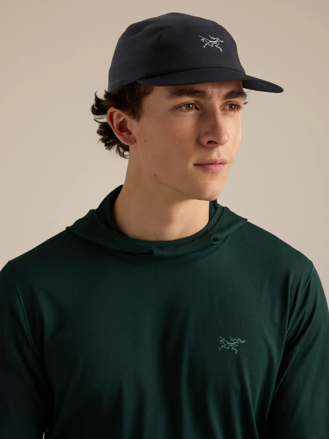 Arc'teryx Gamma 5 Panel Cap Black/Arctic Silk