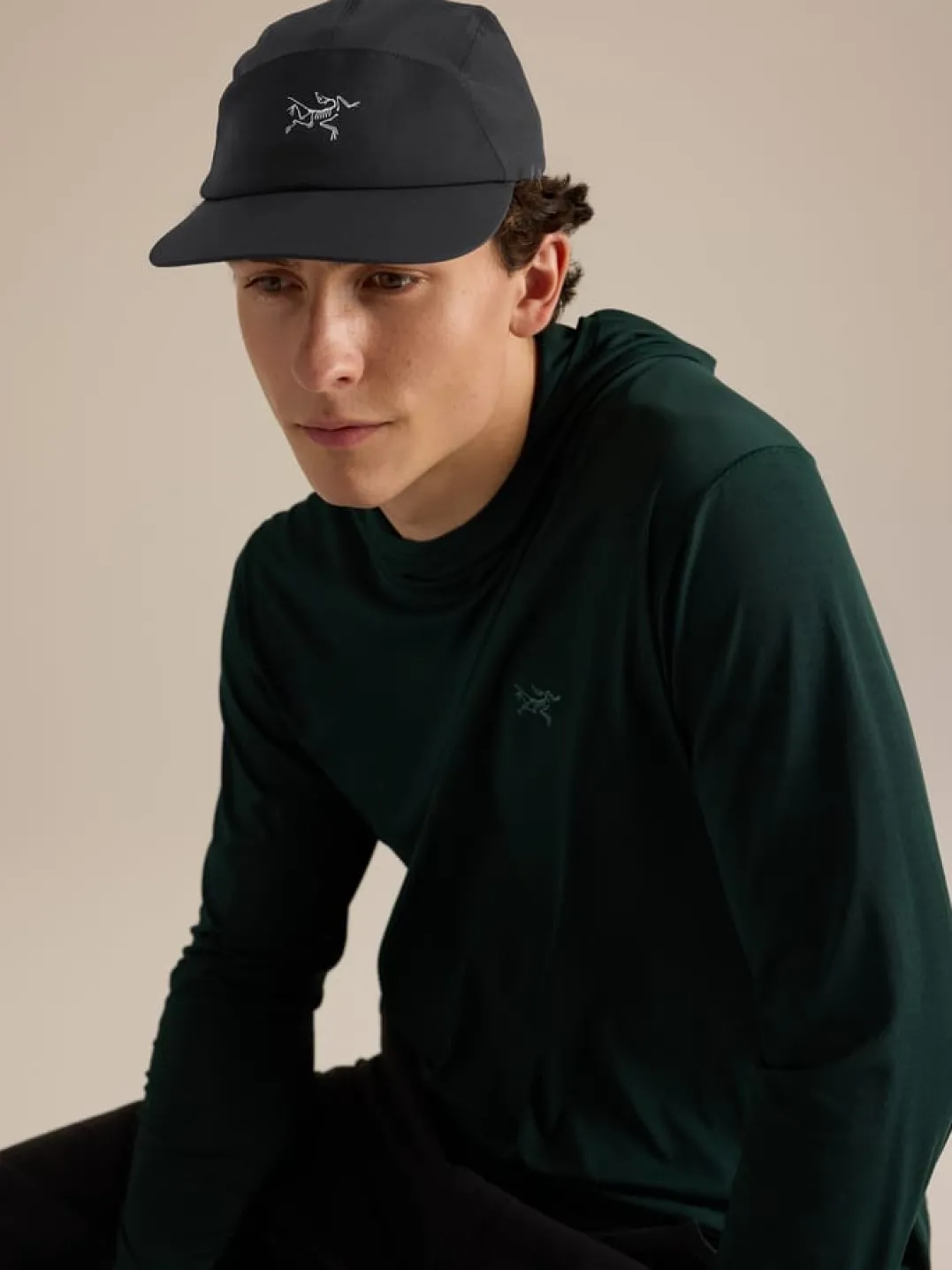 Arc'teryx Gamma 5 Panel Cap Black/Arctic Silk