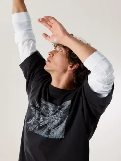 Arc'teryx Kragg Cotton Lithographica Ss M Black