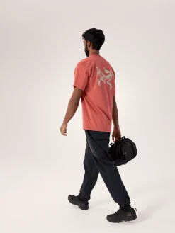 Arc'teryx Kragg SL Cotton Blurred Bird SS M Stone Red