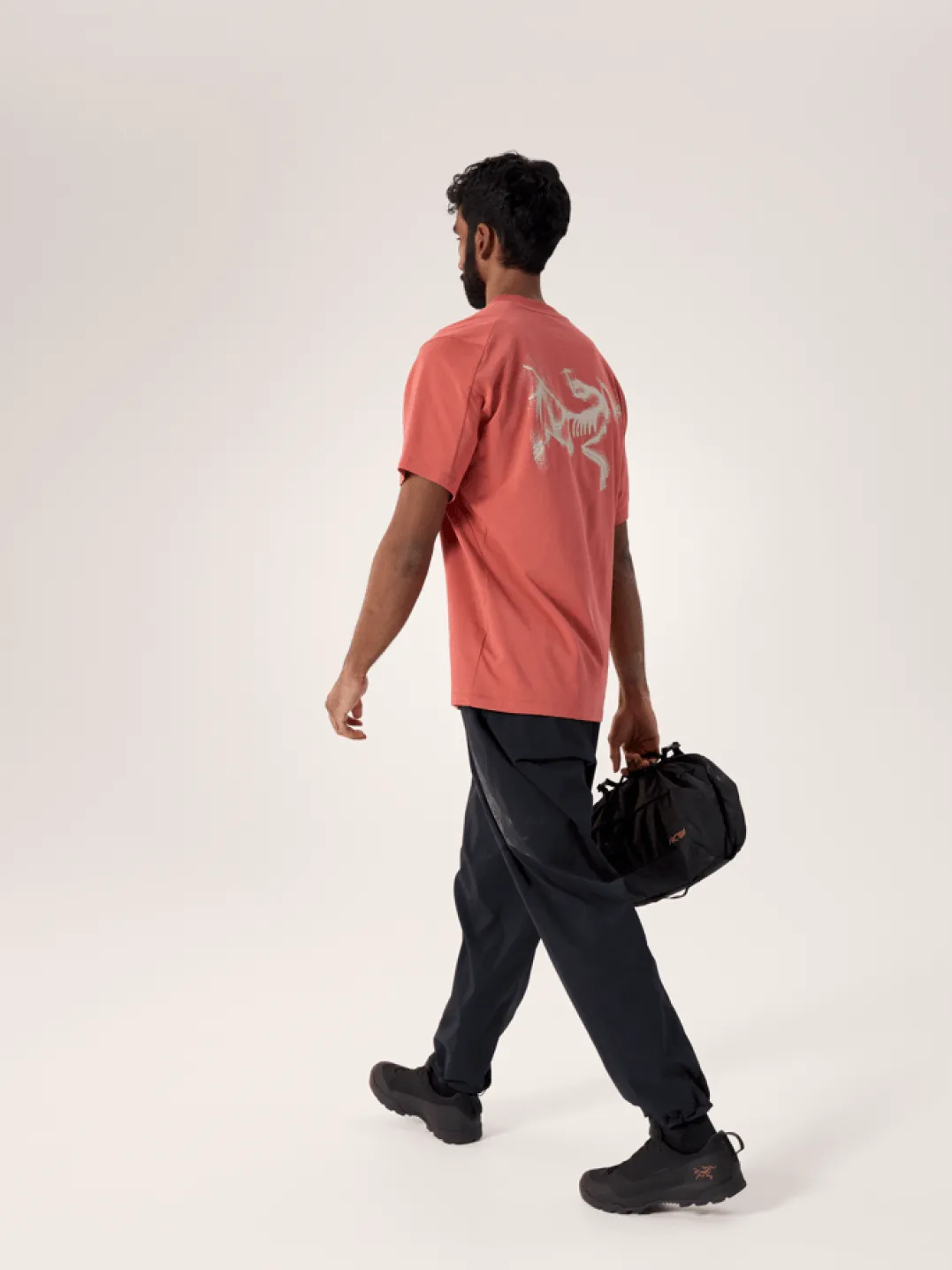 Arc'teryx Kragg SL Cotton Blurred Bird SS M Stone Red