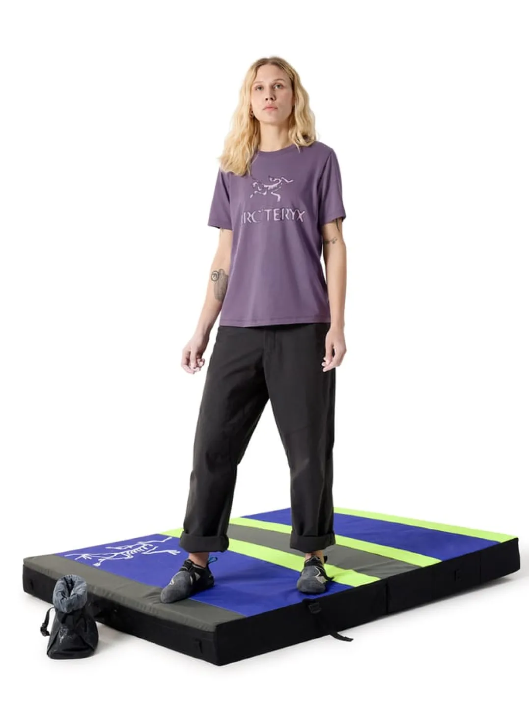Arc'teryx Kragg Sl Cotton Heatmap Crew Ss W Lt Moondrop