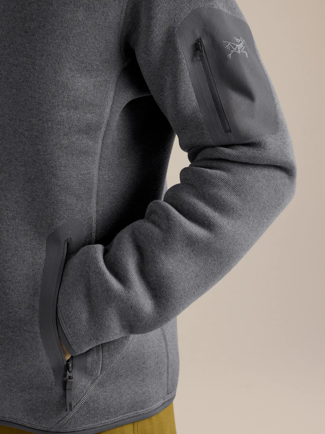 Arc'teryx Men's Covert 1/2 Zip Neck Void Heather