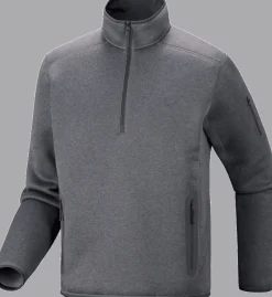 Arc'teryx Men's Covert 1/2 Zip Neck Void Heather