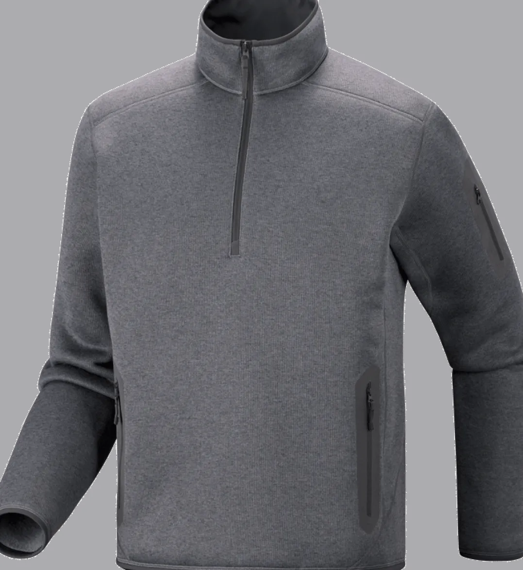 Arc'teryx Men's Covert 1/2 Zip Neck Void Heather