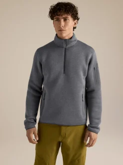 Arc'teryx Men's Covert 1/2 Zip Neck Void Heather