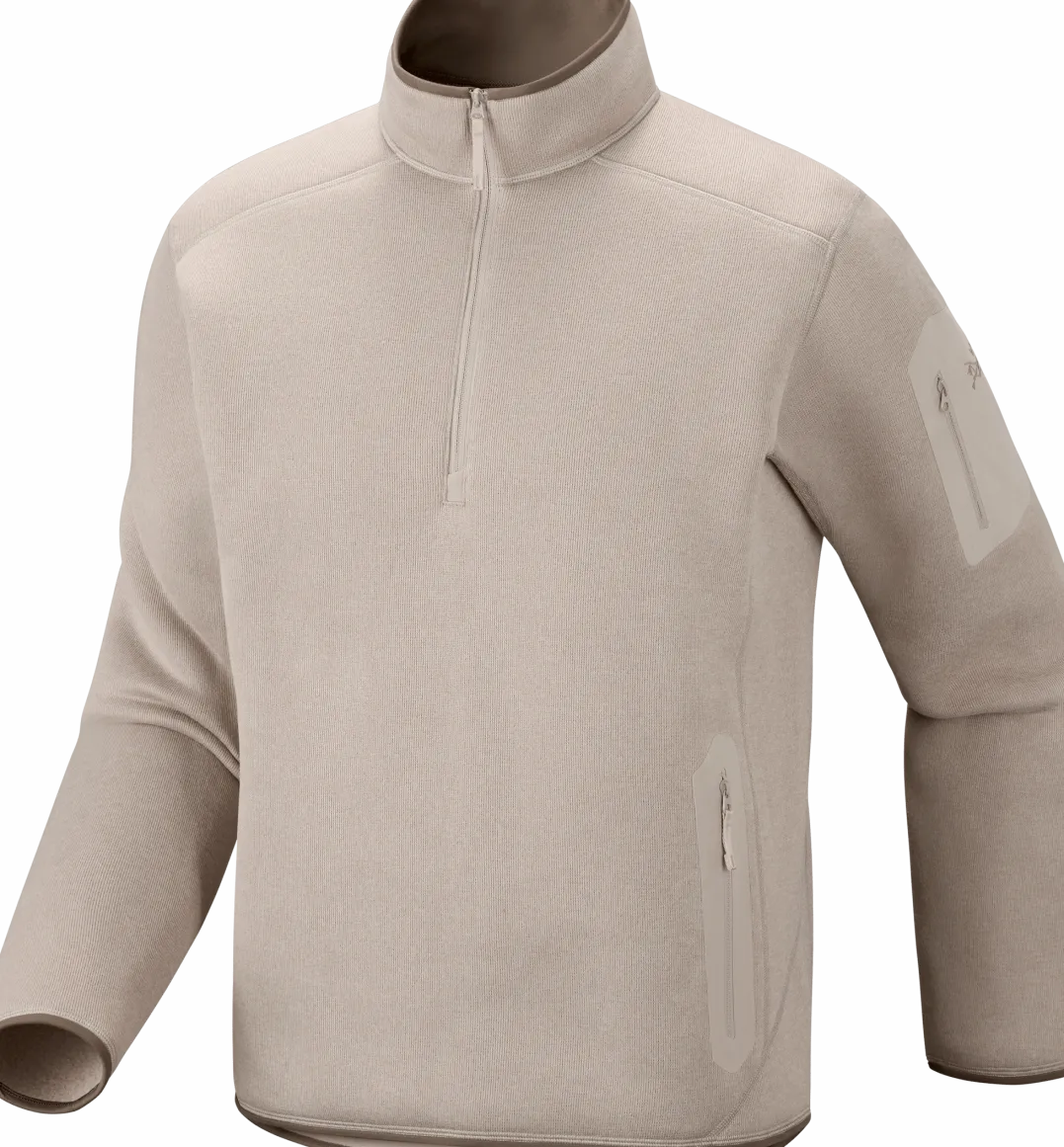 Arc'teryx Men's Covert 1/2 Zip Neck Rune Heather