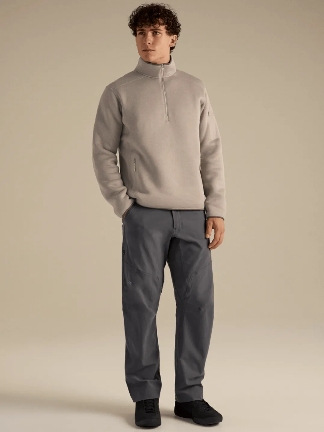 Arc'teryx Men's Covert 1/2 Zip Neck Rune Heather