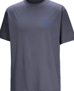 Arc'teryx Men's Kragg SL Cotton Bird Word Shortsleeve Dark Stratus/Fluidity