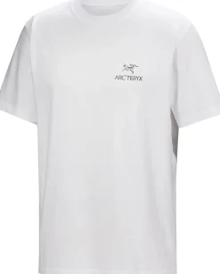 Arc'teryx Men's Kragg SL Cotton Bird Word Shortsleeve White Light/Black