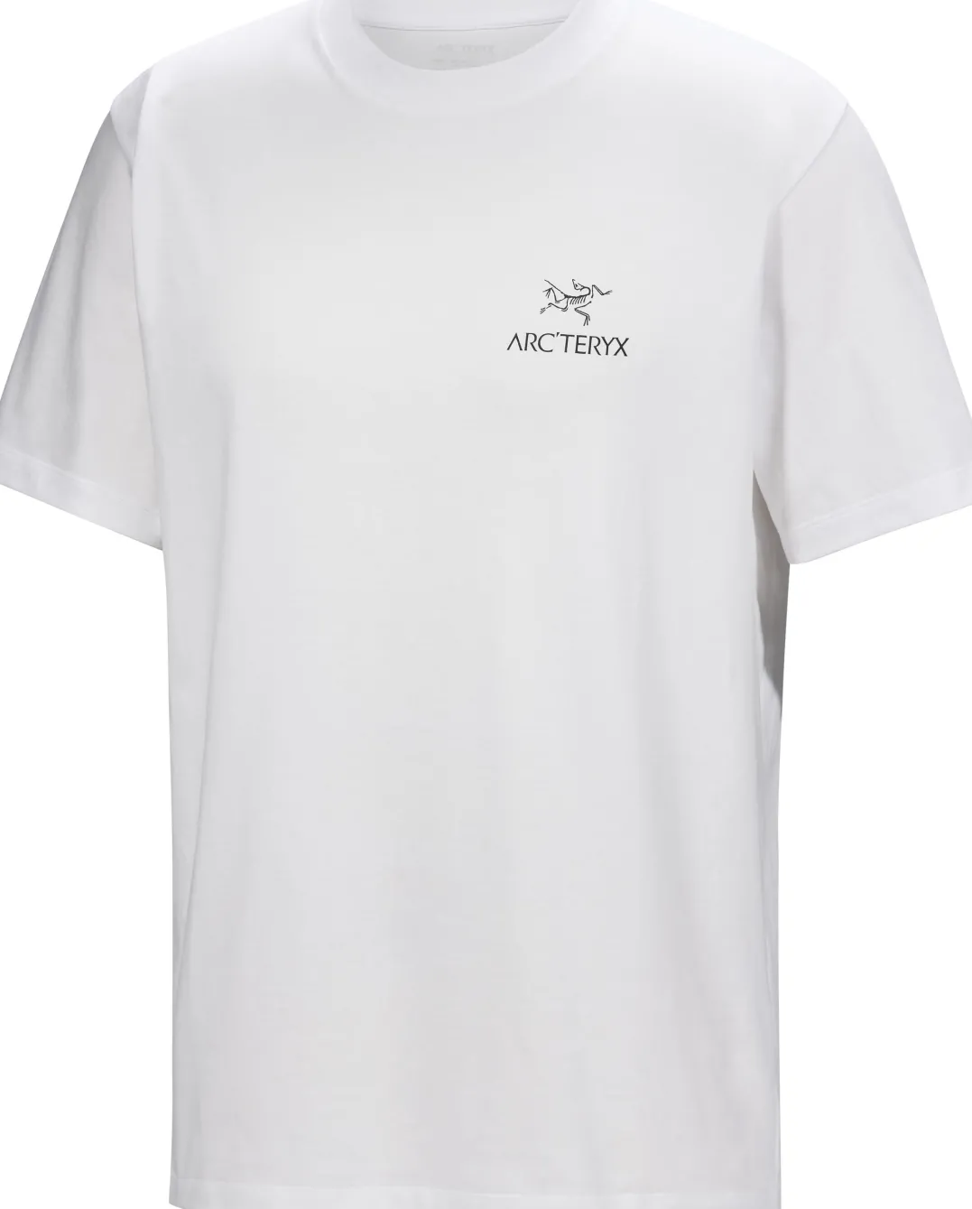 Arc'teryx Men's Kragg SL Cotton Bird Word Shortsleeve White Light/Black