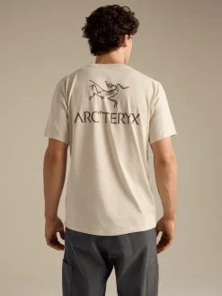 Arc'teryx Men's Kragg SL Cotton Bird Word Short Sleeve Shirt Sea Salt/Mongoose