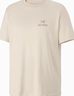 Arc'teryx Men's Kragg SL Cotton Bird Word Short Sleeve Shirt Sea Salt/Mongoose