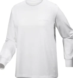 Arc'teryx Women's Kragg Cotton Bird Crew Longsleeve White Light / White
