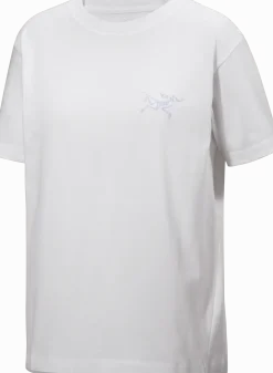 Arc'teryx Women's Kragg Cotton Little Bird Crew Short Sleeve Shirt White Light/White