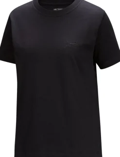 Arc'teryx Women's Kragg Cotton Little Bird Crew Short Sleeve Shirt Black/Black