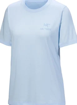 Arc'teryx Women's Kragg Sl Cotton Emblem Crew Shortsleeve Alpine Blue