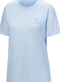 Arc'teryx Women's Kragg Sl Cotton Emblem Crew Shortsleeve Alpine Blue