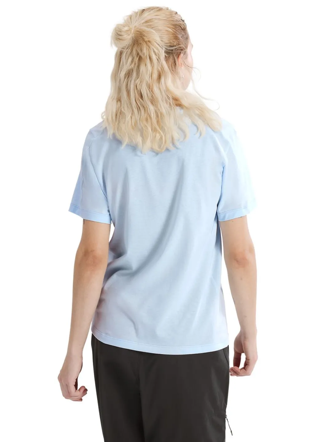 Arc'teryx Women's Kragg Sl Cotton Emblem Crew Shortsleeve Alpine Blue