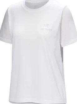 Arc'teryx Women's Kragg Sl Cotton Emblem Crew Shortsleeve White Light