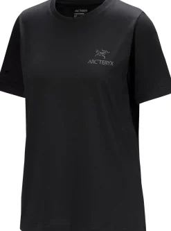 Arc'teryx Women's Kragg Sl Cotton Emblem Crew Shortsleeve Black