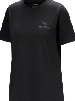 Arc'teryx Women's Kragg Sl Cotton Emblem Crew Shortsleeve Black