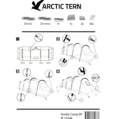 Arctic Tern Family Camp 8p Ensign Blue