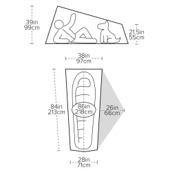 Big Agnes Tiger Wall Ul1 Mercury/evening Primrose