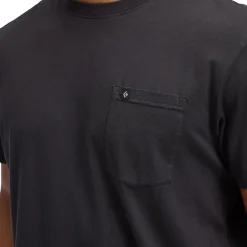 Black Diamond M Diamond Patch SS Pocket Tee Black