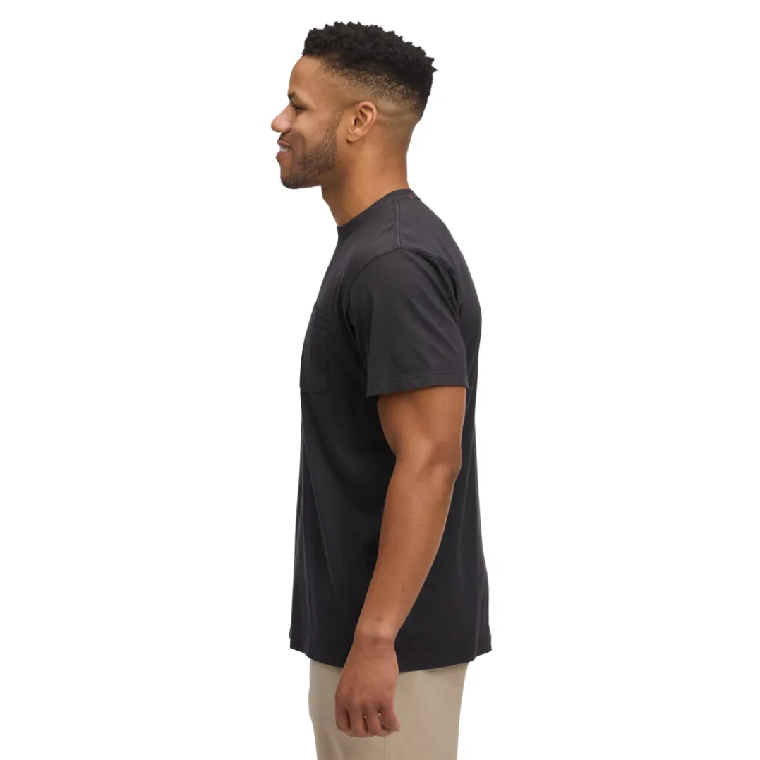 Black Diamond M Diamond Patch SS Pocket Tee Black