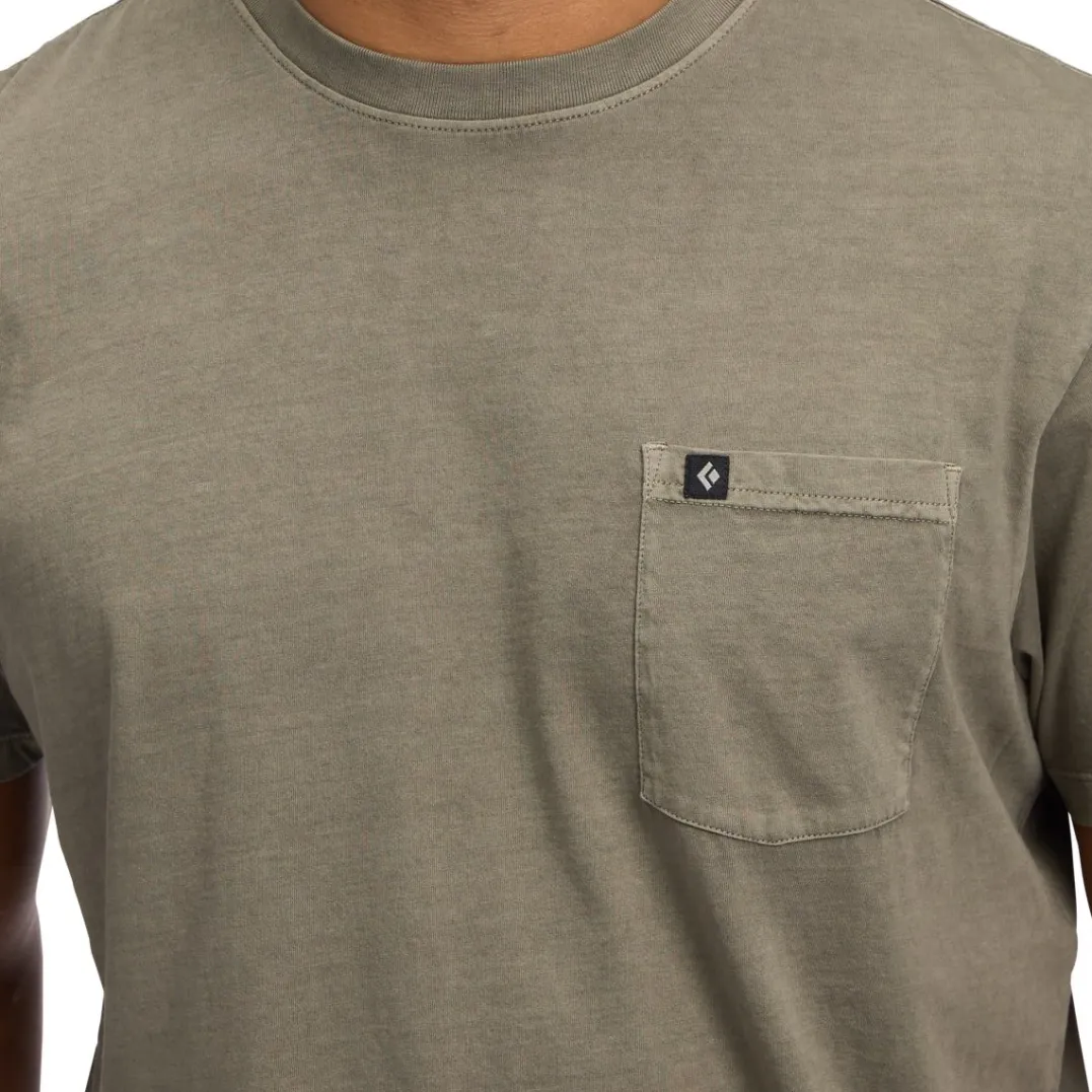 Black Diamond M Diamond Patch SS Pocket Tee Walnut