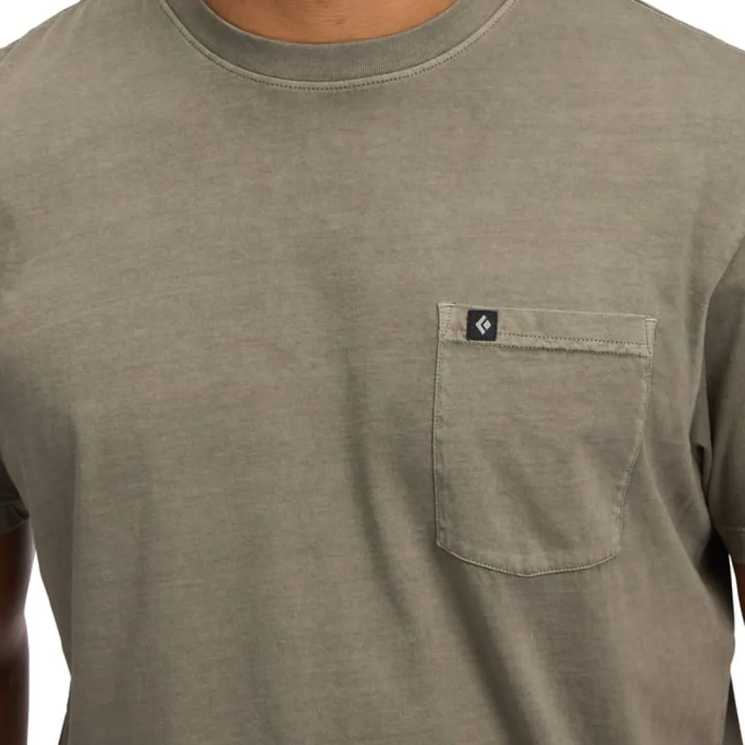 Black Diamond M Diamond Patch SS Pocket Tee Walnut