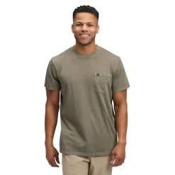 Black Diamond M Diamond Patch SS Pocket Tee Walnut