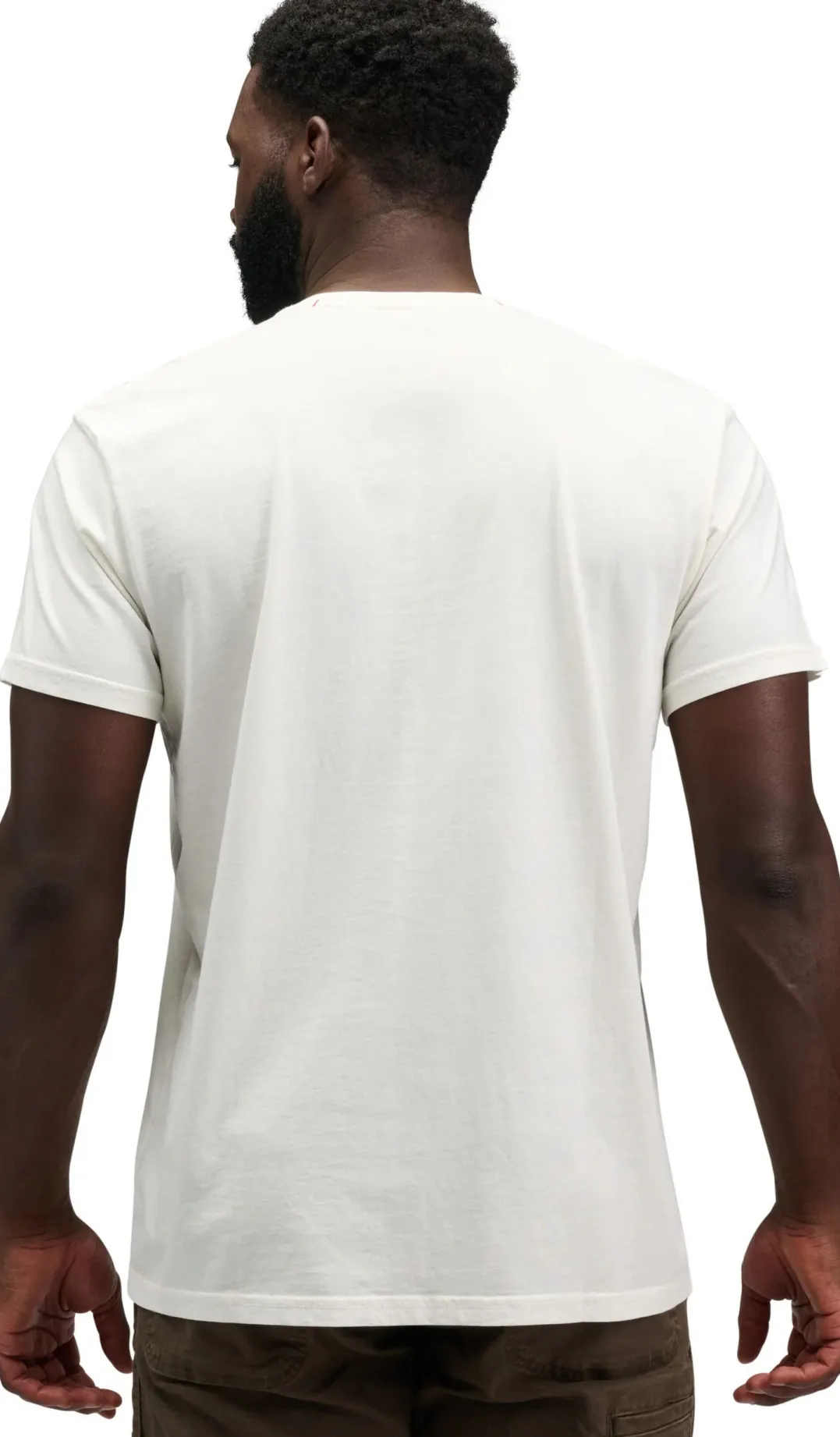 Black Diamond M Diamond Patch SS Pocket Tee Off White