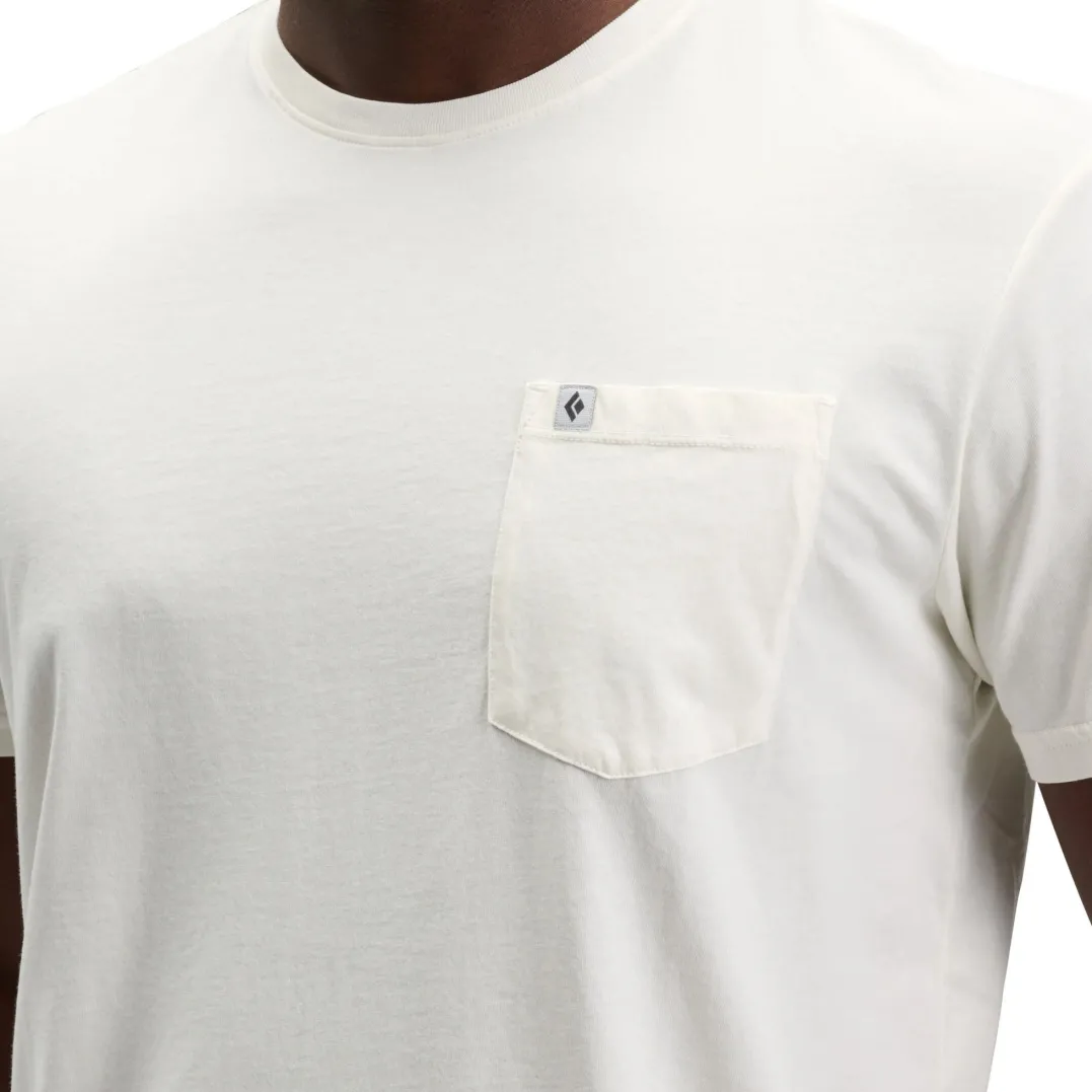Black Diamond M Diamond Patch SS Pocket Tee Off White