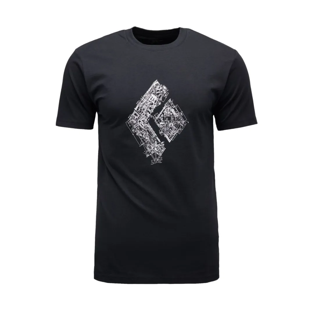 Black Diamond M Engineered Diamond SS Tee Black