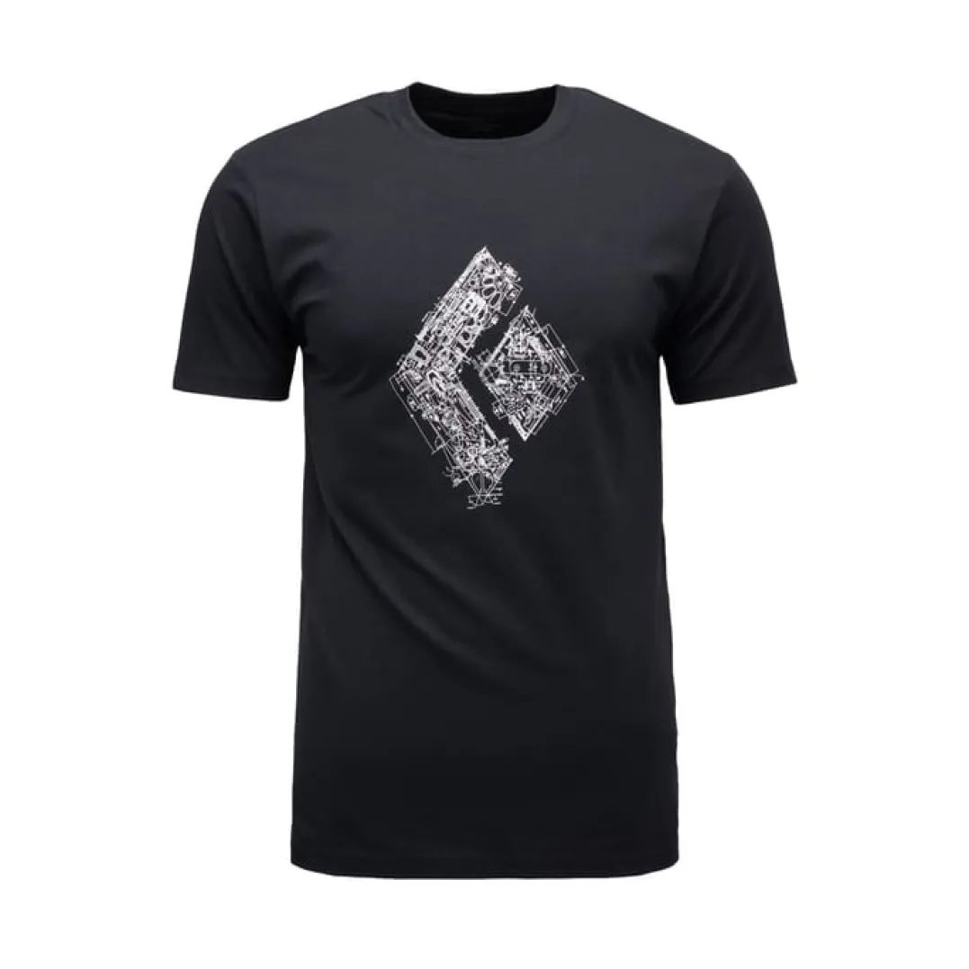 Black Diamond M Engineered Diamond SS Tee Black