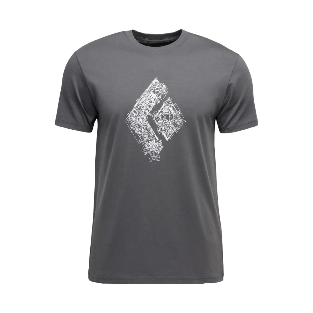 Black Diamond M Engineered Diamond SS Tee Anthracite