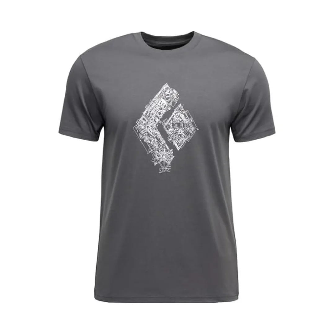Black Diamond M Engineered Diamond SS Tee Anthracite