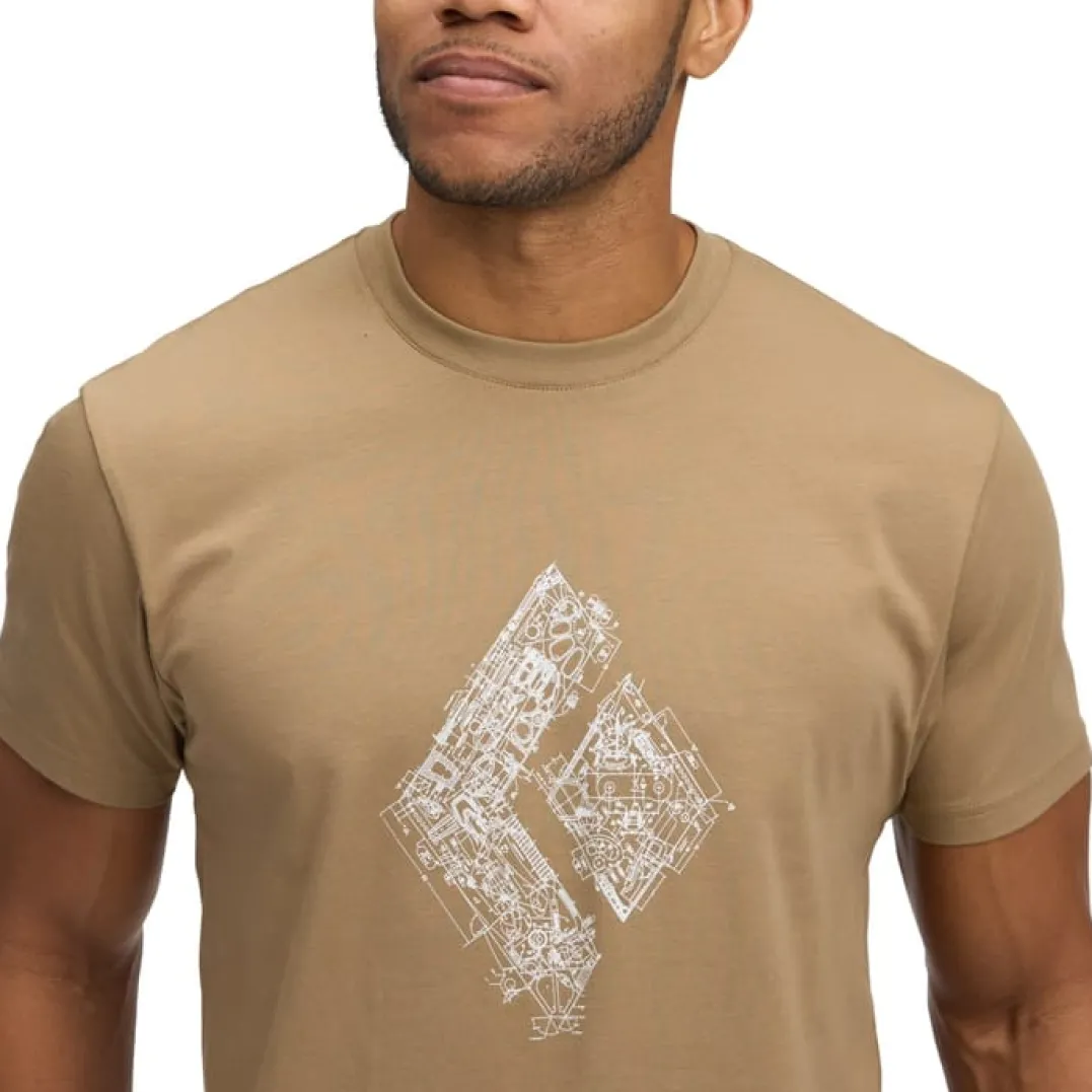 Black Diamond M Engineered Diamond SS Tee Mushroom