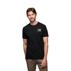 Black Diamond Men's Faded SS Tee Black