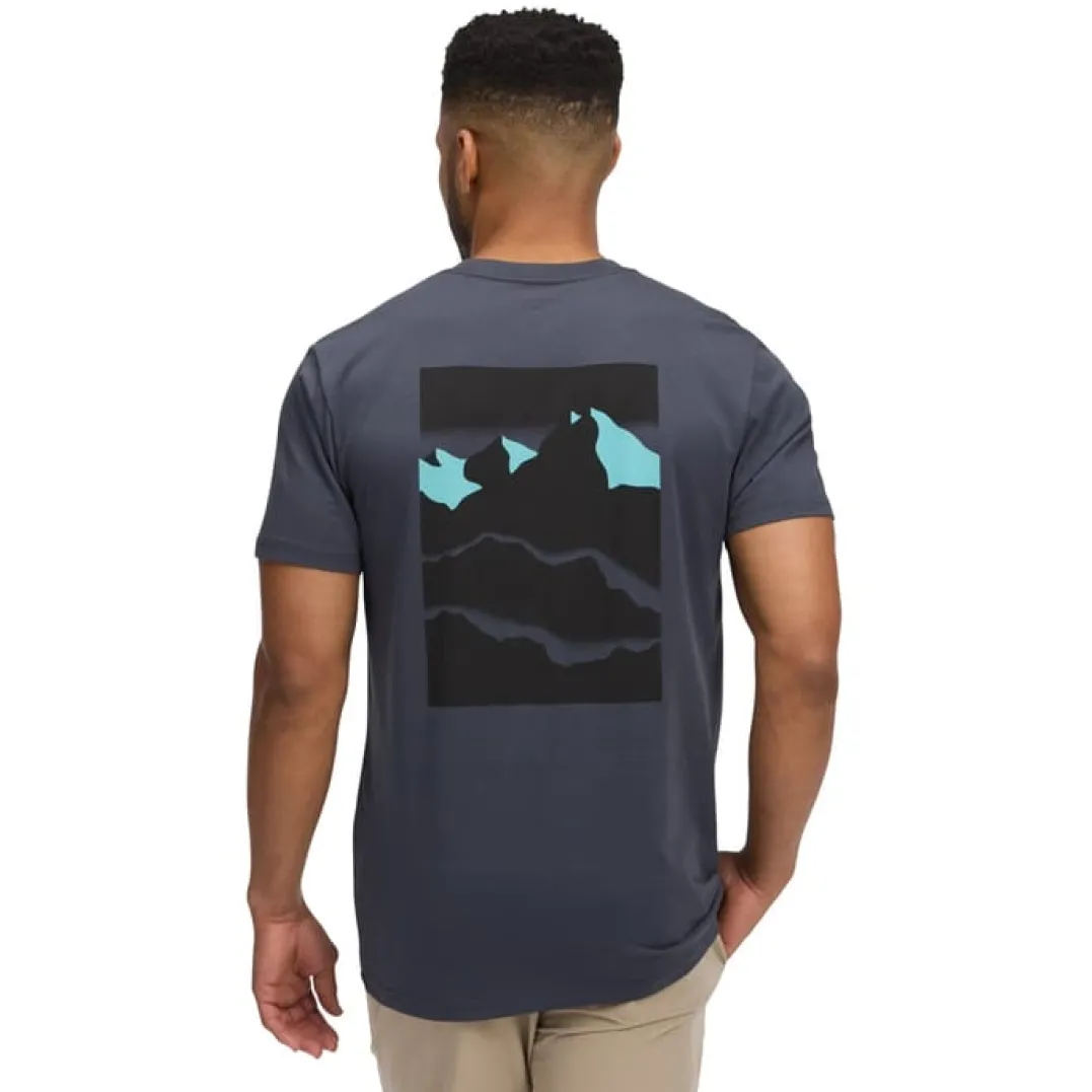 Black Diamond Men's Mountainscape Short Sleeve Tee Charcoal