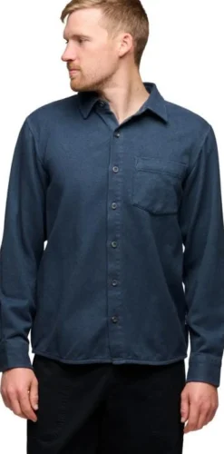 Black Diamond Men's Project Flannel Shirt Midnight Blue
