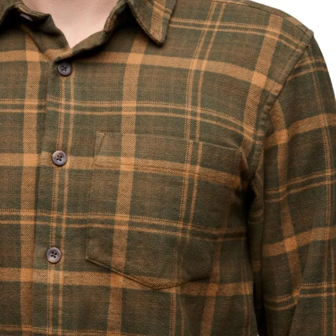 Black Diamond Men's Project Flannel Shirt Dark Moss-rye