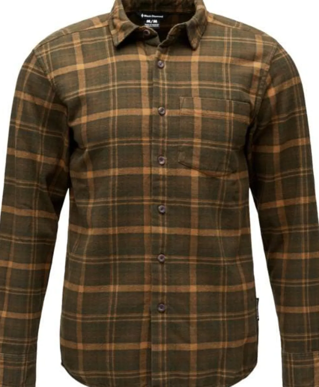 Black Diamond Men's Project Flannel Shirt Dark Moss-rye