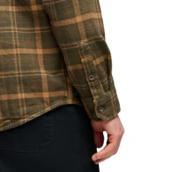 Black Diamond Men's Project Flannel Shirt Dark Moss-rye